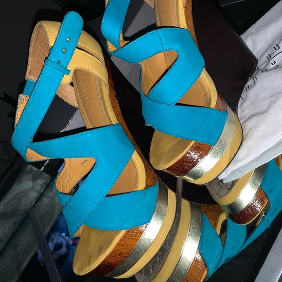 Eric Rutberg Alist platform wedge size 9 - Picture 1 of 4